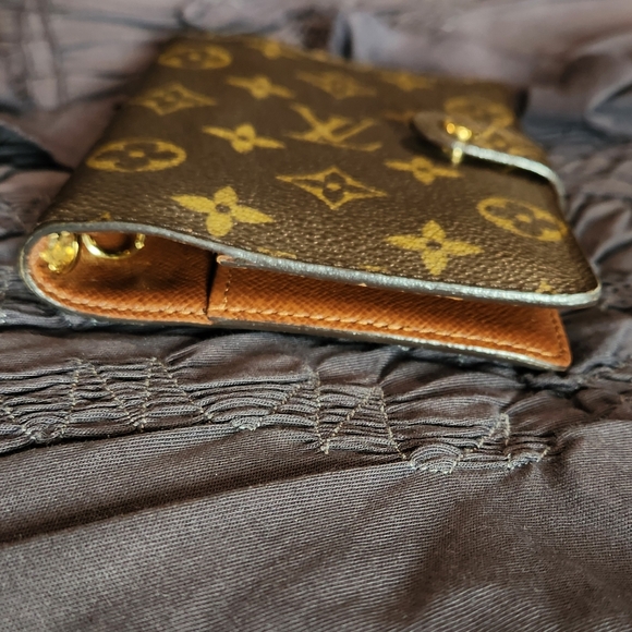 Louis Vuitton Monogram Canvas Small Ring Agenda PM Passport Cover Pocket Planner - Picture 5 of 13